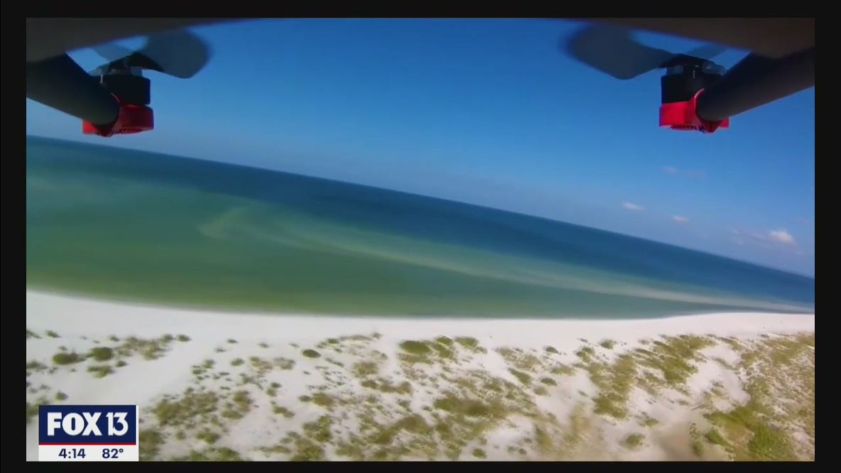 Using drones to map sea level rise